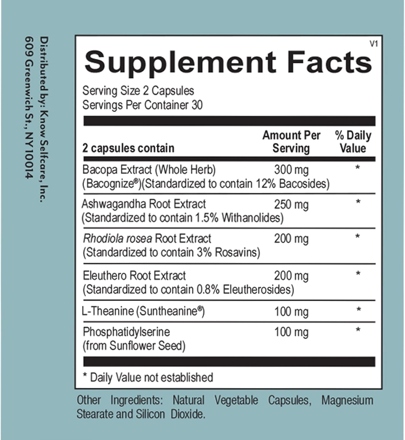 Veracity Cortisol Calming - Clinically Proven Stress & Sleep Support Supplement - Reduces Tension & Improves Mental Clarity with Natural Blend of Adaptogens - 60 Capsules