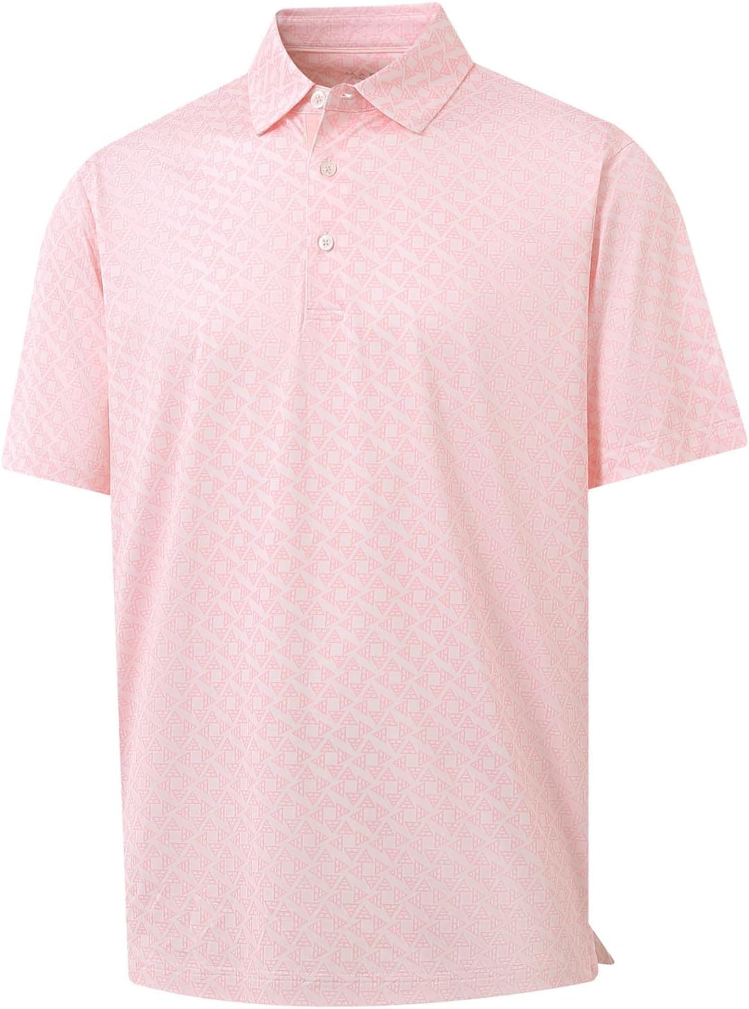 Men's Golf Polo Shirts Short Sleeve Striped Performance Moisture Wicking Dry Fit Golf Shirts for Men