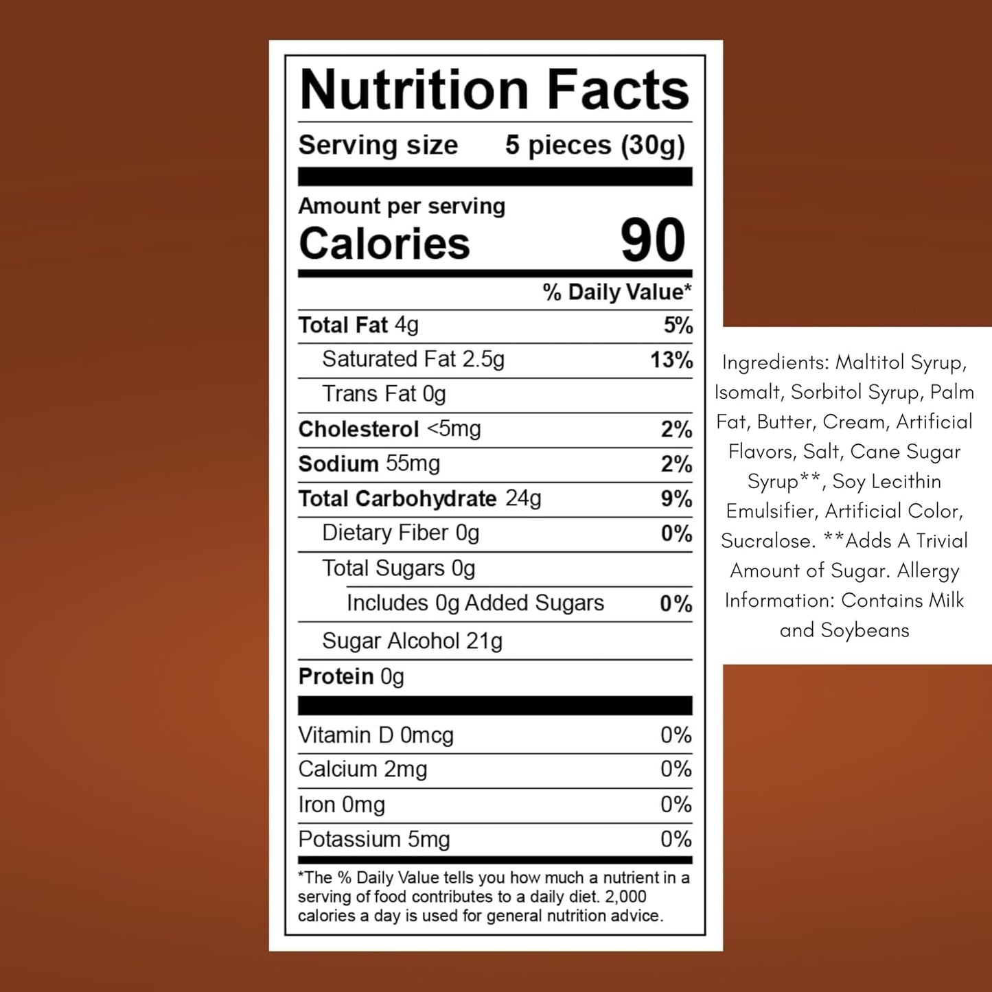 Werther's Original Premium Sugar Free Chewy Caramel Candies 1-Lb Individually Wrapped Low Carb Soft Chews Keto & Diabetic Friendly Holiday Candy (16-Oz)