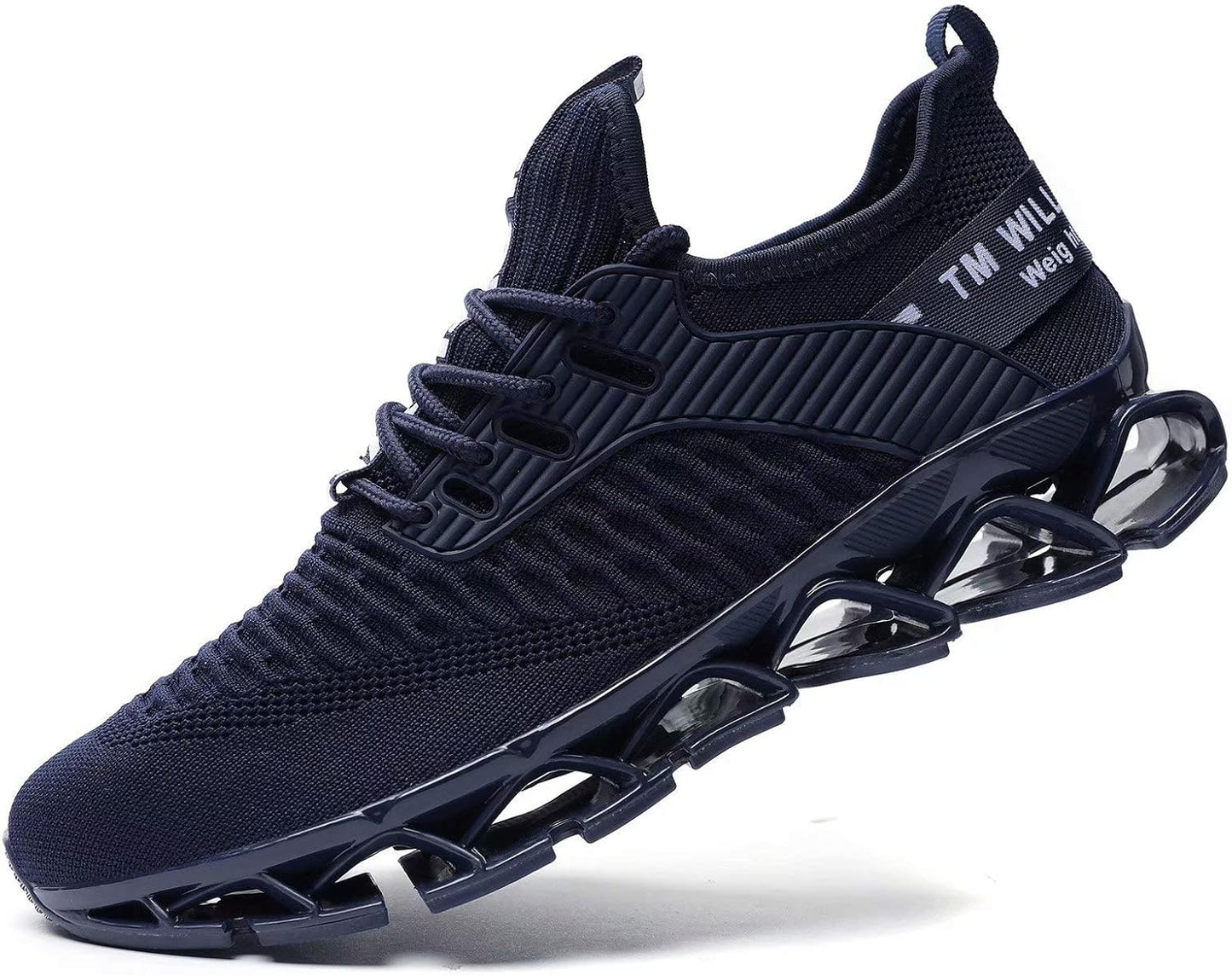 Vooncosir Men's Fashion Sneakers Breathable Mesh Running Shoes Blade Non Slip Soft Sole Casual Athletic Walking Shoes