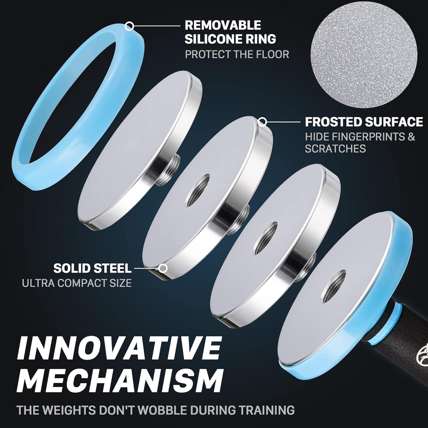 Northdeer V2.0 Upgraded Adjustable Steel Dumbbells 40LB / 60LB - 2 in 1 Dumbbell Barbell Set for Home Gym Workout - Compatible with V1.0 Dumbbells