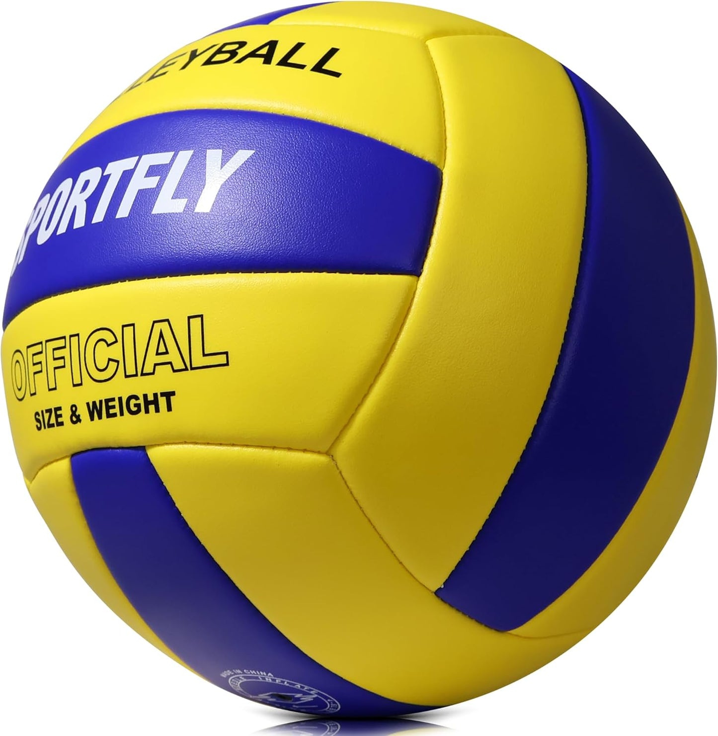 Official Size 5 Volleyball, Soft Indoor Outdoor Volleyball for Game Gym Training Beach Play, 2 Pcs Per Pack with Pump Kit