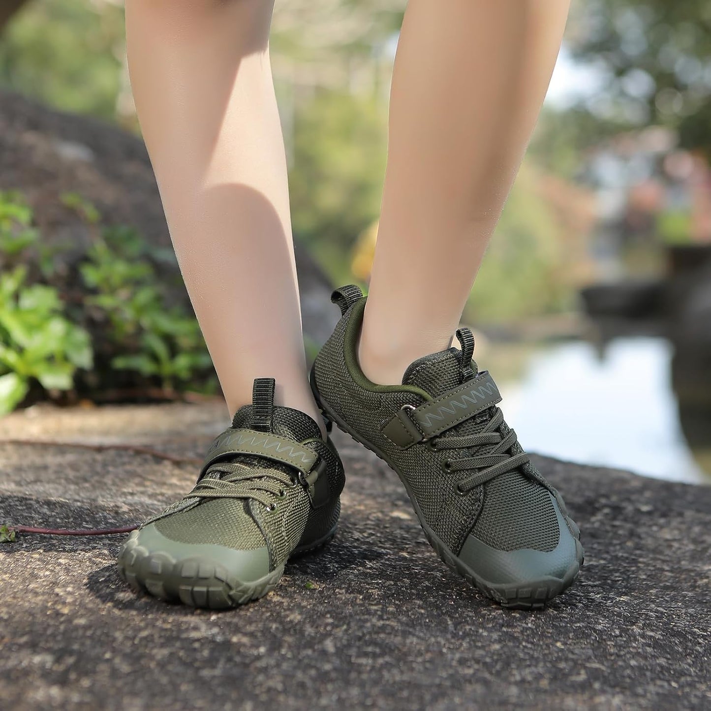 KUBUA Kids Barefoot Shoes Boys Girls Sneakers Naturally Splay Shoes Toddler Little Big Kid