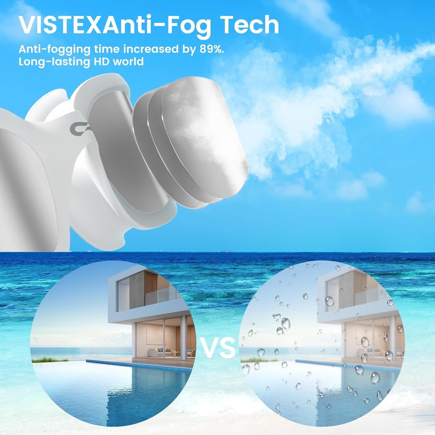 COPOZZ Swim Goggles Adult Women, Swimming Goggles for Women & Men, Anti-Fog No Leaking UV Protection for Adult