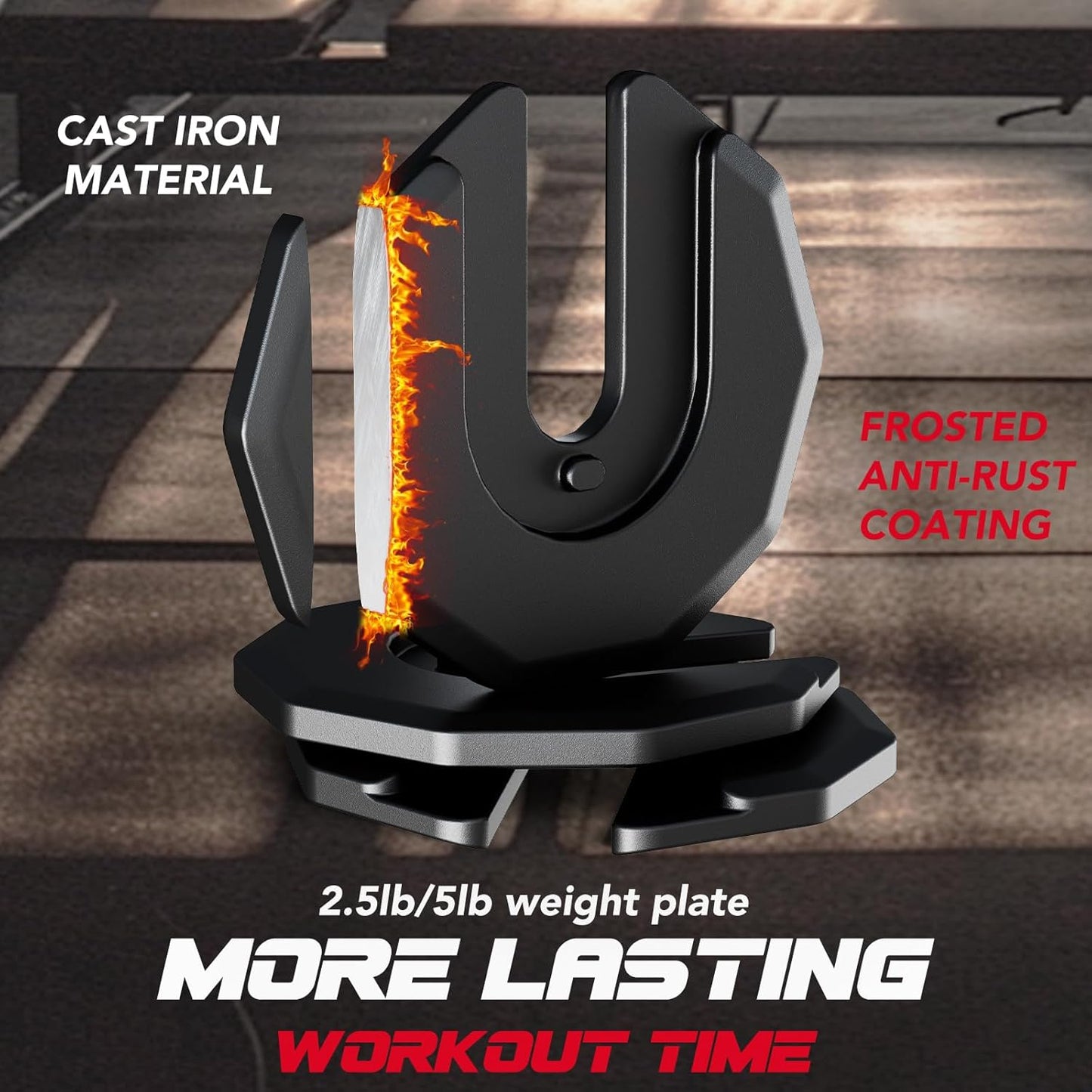 Keppi Adjustable Dumbbells Set-25lb/40lb/55lb/60lb, Anti-Slip Metal Fast Adjust Weight Handle, Exercise & Fitness for Full Body Workout - Adjustable Dumbbell Series