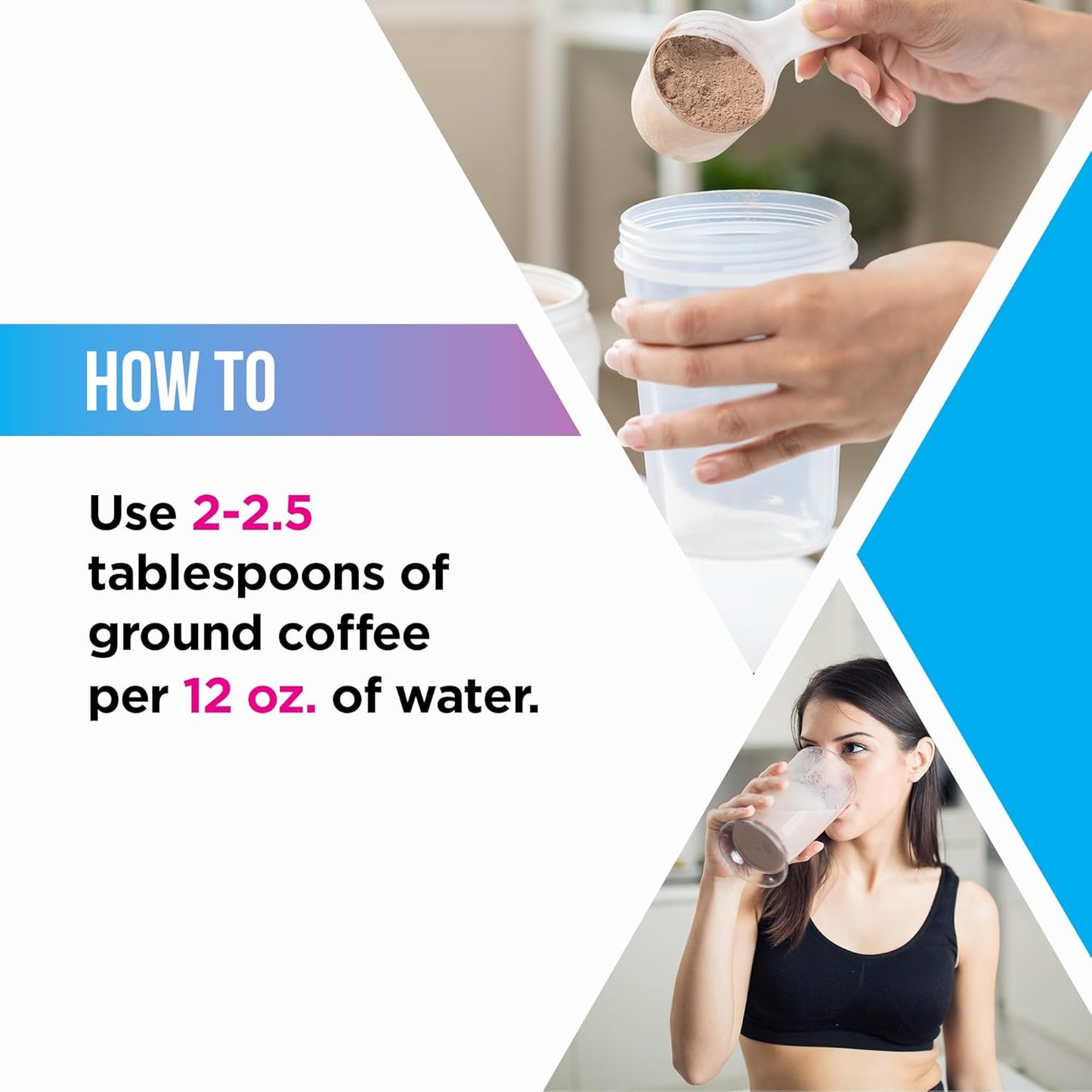 Livingood Daily Coffee with Moringa, Ground Decaf Coffee with Plant Based Ingredients for Daily Wellness, Made with Moringa Powder, Organic, Non GMO, Vegan, Gluten Free, 20 Servings, 12 oz Bag