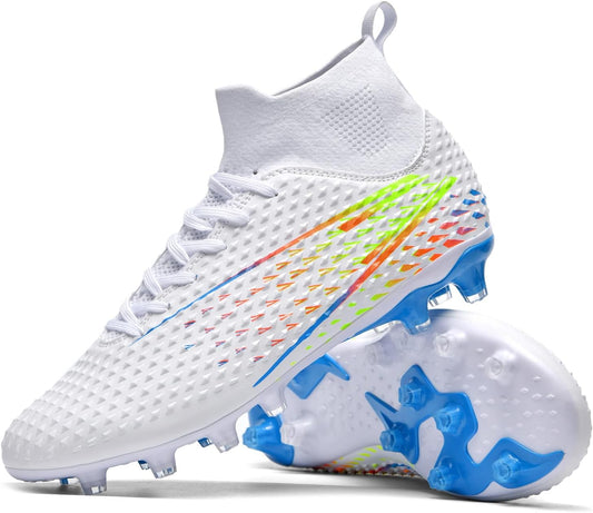 Mens Soccer Cleats Womens Indoor Soccer Shoes Wide Baseball Turf Shoes Adult Youth Rugby Shoes Big Boys Small Spikes AG TF Football Boots