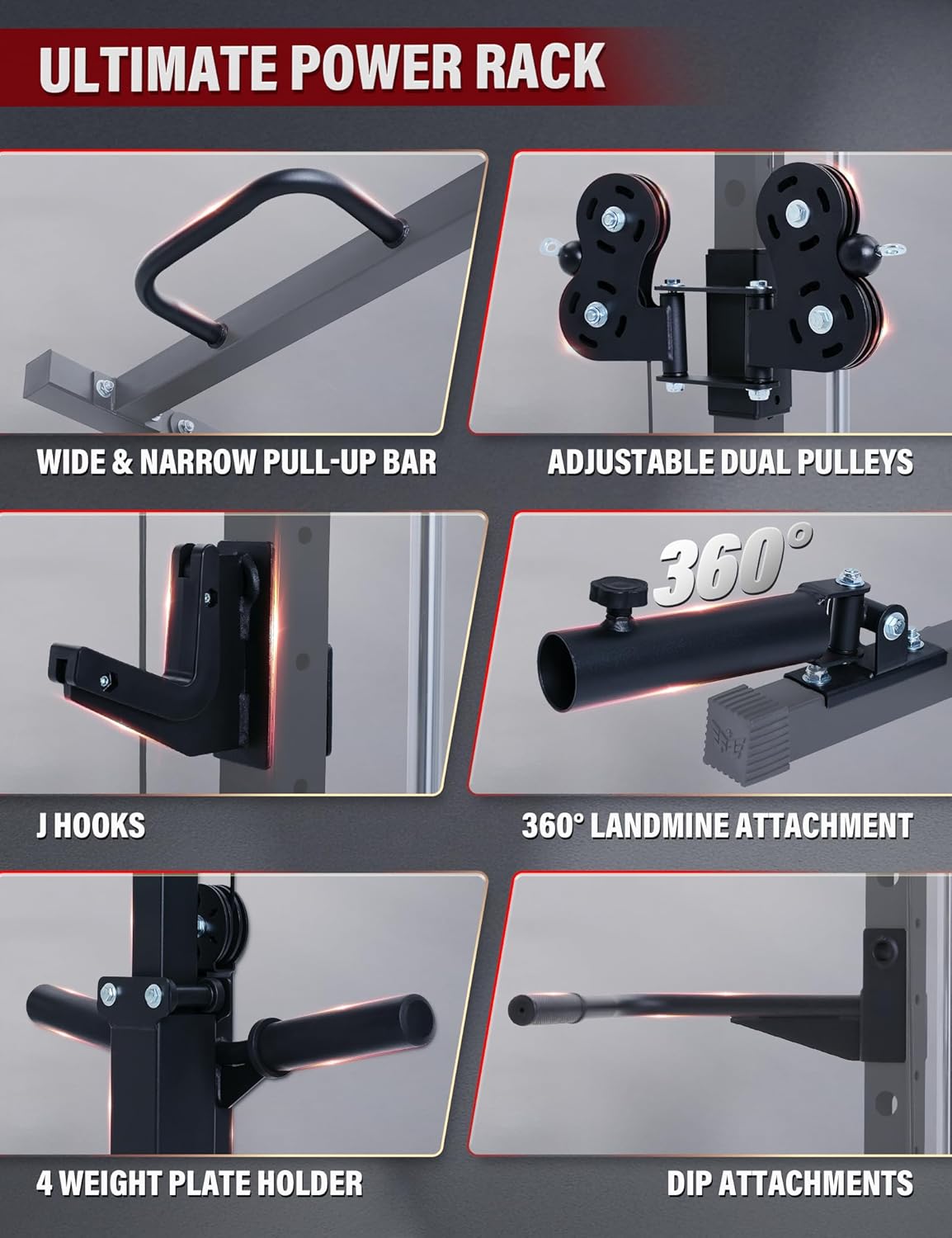 Major Fitness Drone3 Smith△ Machine – All-in-One Home Gym Squat Rack with Weight Bar, Cable Crossover Machine – Heavy-Duty Fitness Equipment for Strength Training and Full-Body Workouts