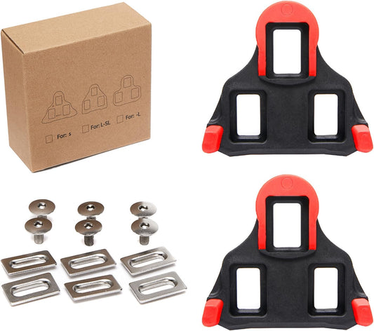 Bike Cleats Compatible with Shimano SPD-SL Locking Cycling Pedals Indoor Cycling & Road Bike Cleats