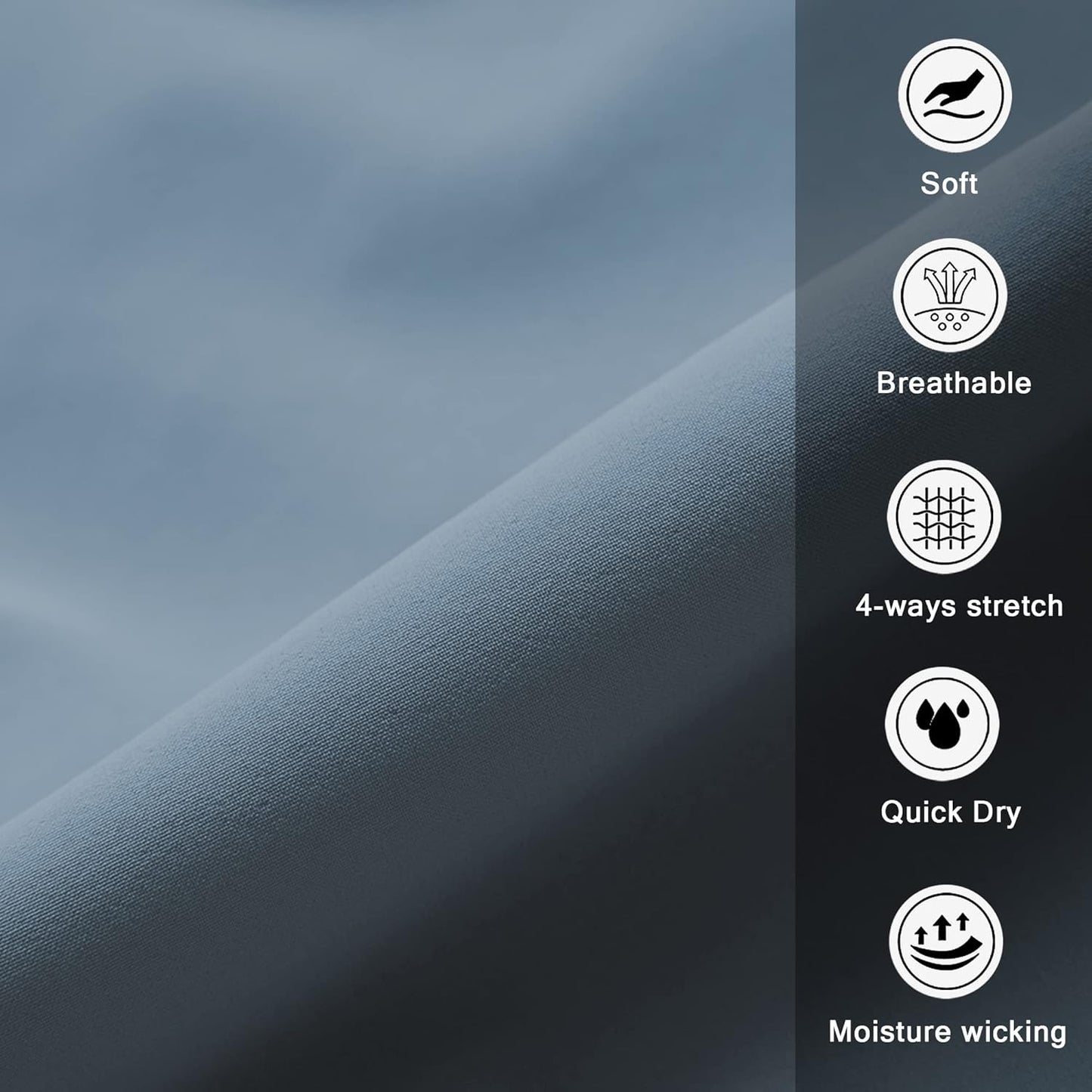 Men's Gym Shorts Sports Quick Dry Workout Running or Casual Training Short with Zipper Pockets