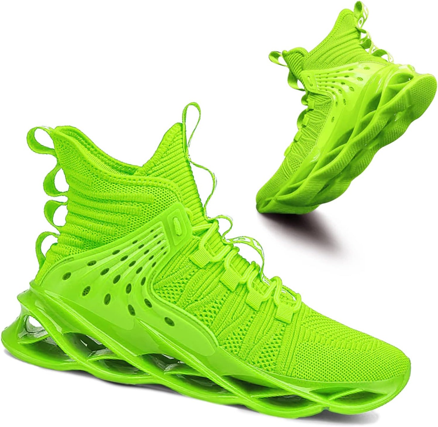 Hello MrLin Men's Running Shoes Non Slip Athletic Tennis Walking Blade Type Sneakers Hip Hop