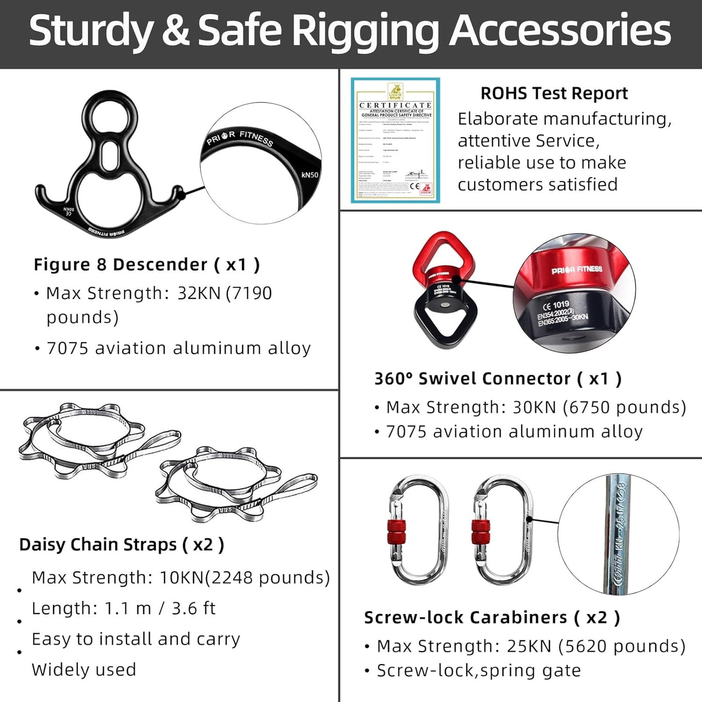 PRIOR FITNESS Aerial Silks Kit Colorful 9/15/20 Yards 40D Nylon Fabric Hammock Set With Hardware & Guide for All Levels Of Aerial Yoga Practice and Acrobatic Flying For Adults Aerial silk