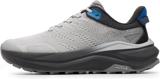 NORTIV 8 Men's Wide Toe Box Trail Running Shoes Cushion Walking Barefoot Tennis Workout Gym Cross Training Shoe Fashion Sneakers for Plantar Fasciitis Bunion