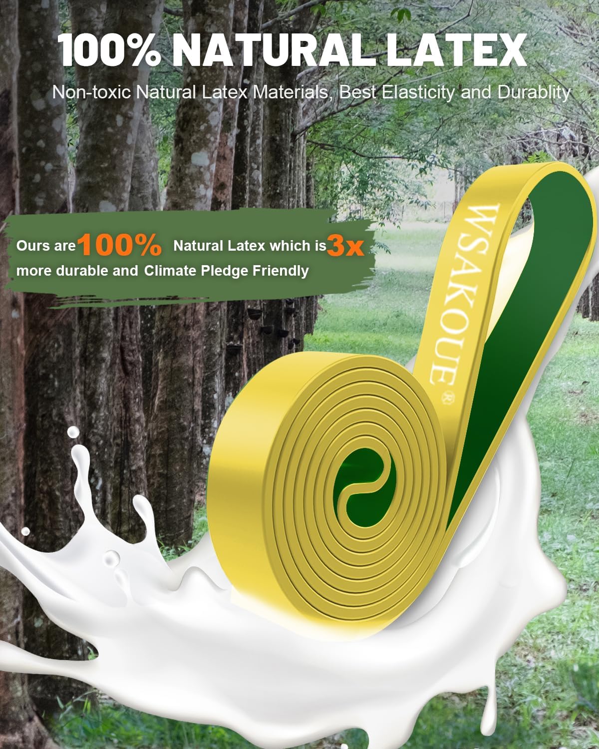 Pull Up Bands, Resistance Bands, Pull Up Assistance Bands Set for Men & Women, Exercise Workout Bands for Working Out, Body Stretching, Physical Therapy, Muscle Training