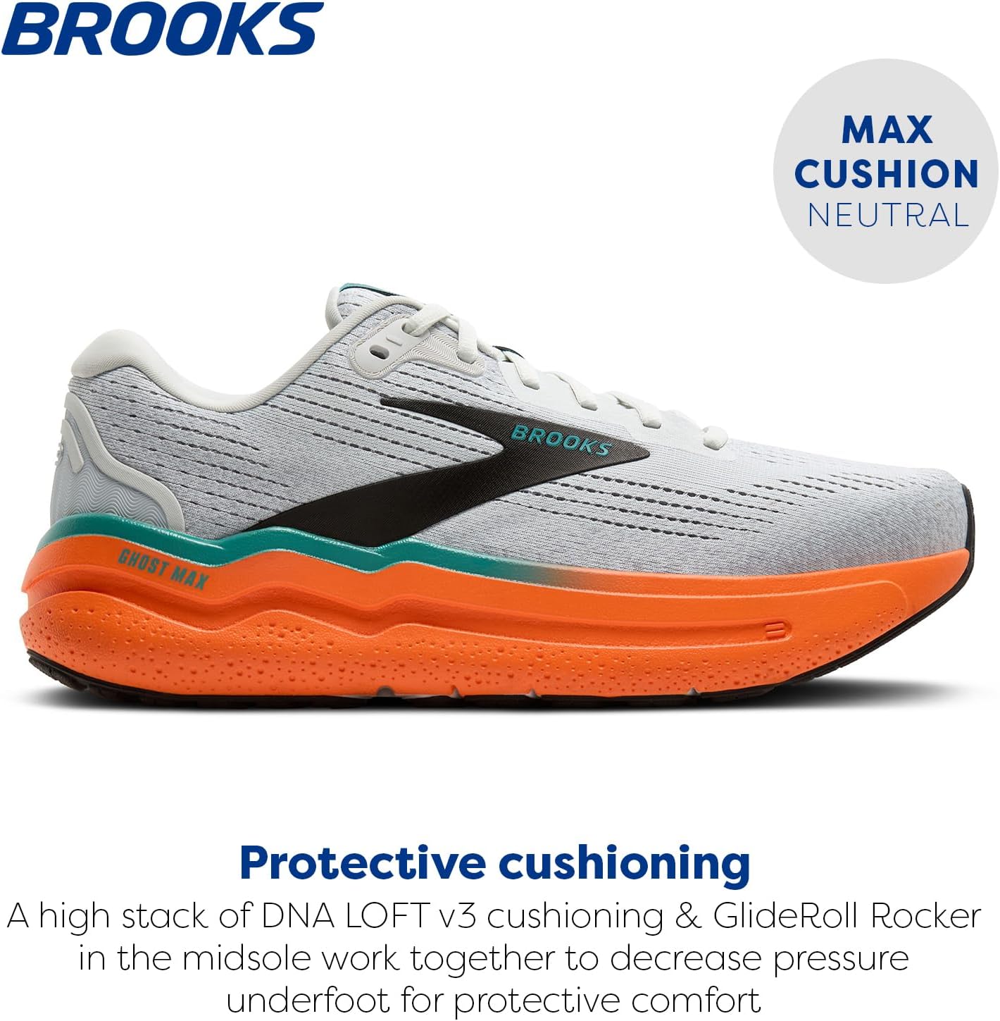 Brooks Men’s Ghost Max 2 Running and Walking Shoes