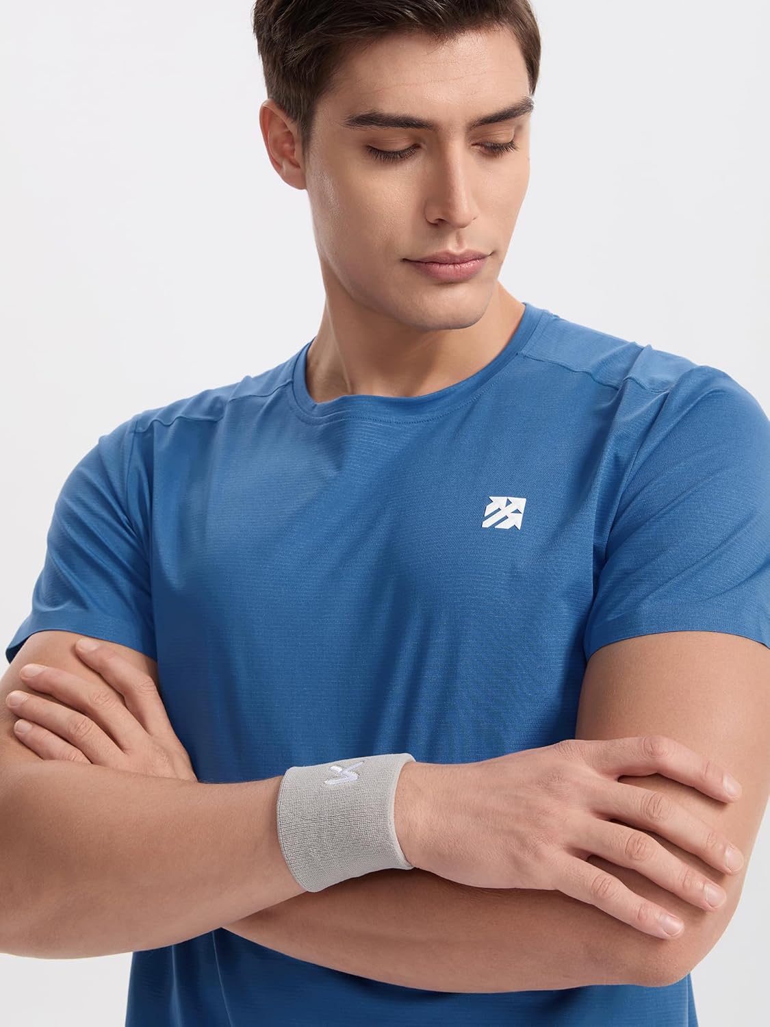 Mens Seamless Workout T-Shirts Lightweight Moisture Wicking Running Hiking Camping Tennis Pickleball Shirts for Men