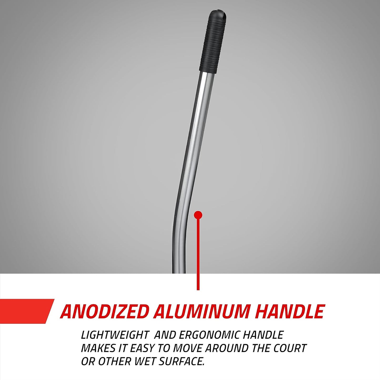 Gill Athletics Surface Roller, Tennis Court Squeegee - Blue PVA & PU Foam - Lightweight with Exceptional Court Coverage - 36in Wide Sweep Tennis Brush - Quick Clearing