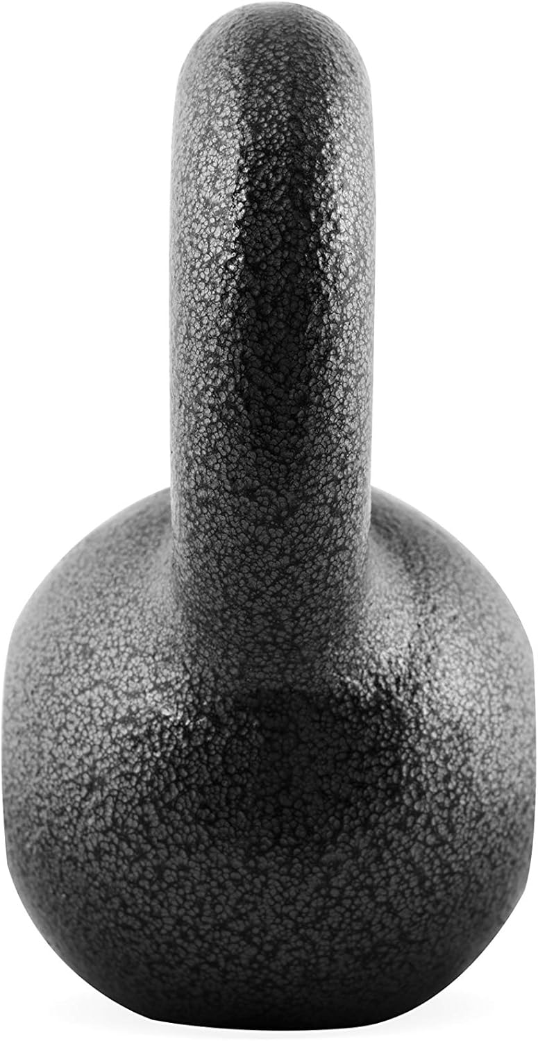 WF Athletic Supply Hammerstone Painted Cast Iron Kettlebells, Home & Gym Equipment, Great for Strength Training, Full Body Workout & Crossfit Training, Color & Size Options Available in 10-80 Pounds