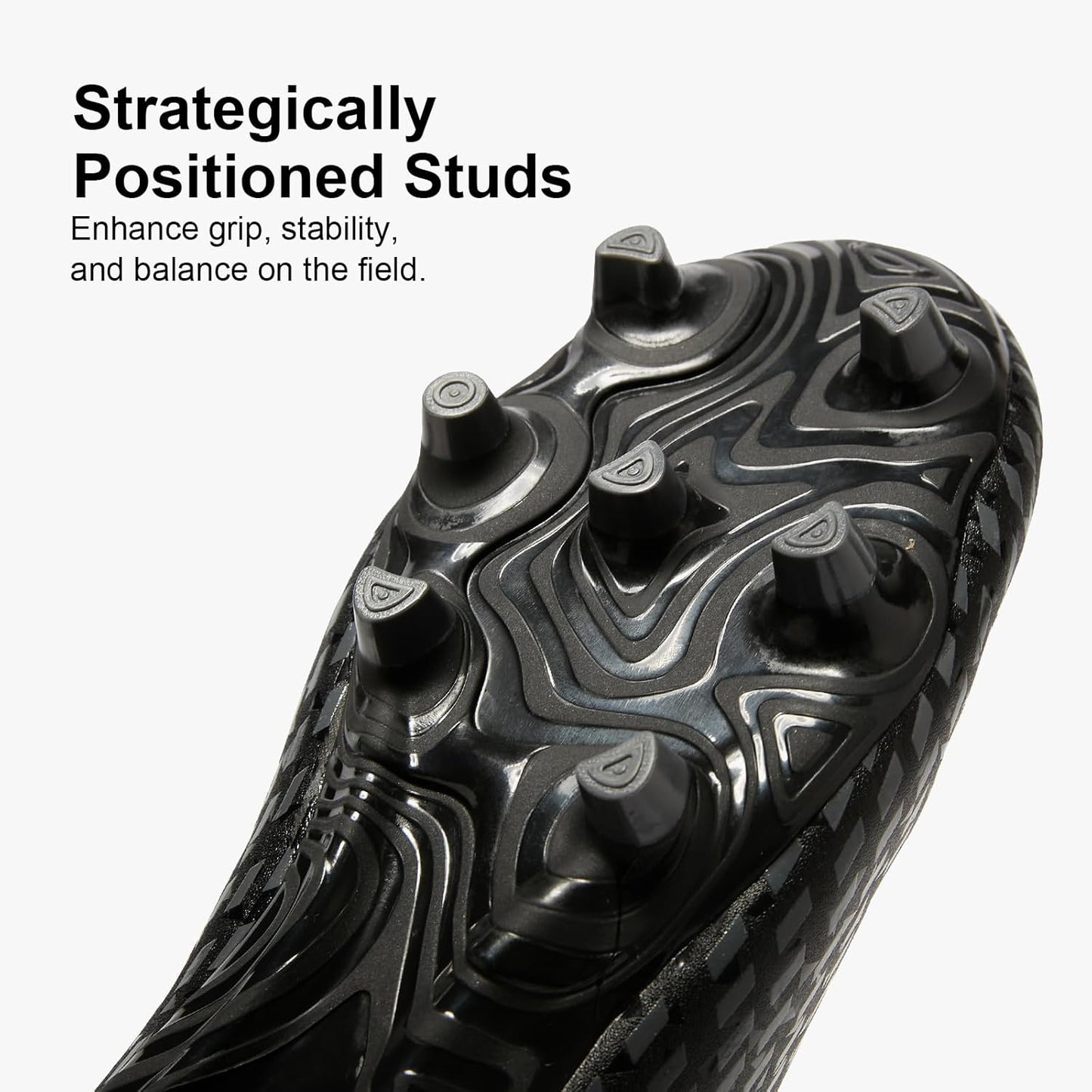 Soccer Cleats for Men's and Women's Outdoor Unisex Football Shoes Firm Rugby Boots