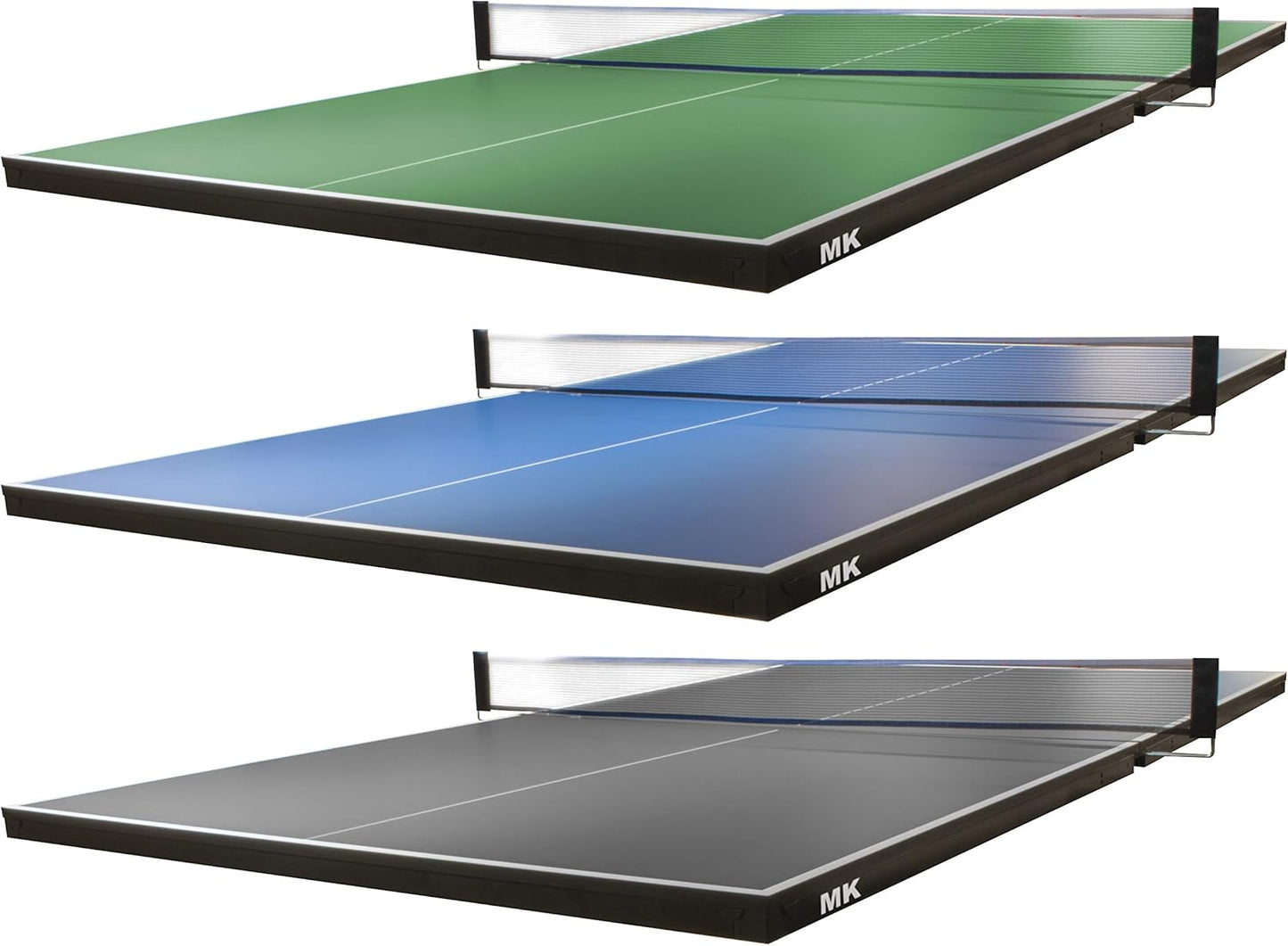 Pool Table Conversion Top - Go from Pool to Ping Pong in Seconds - Regulation Size - 9' x 5' - 19mm Thick Top - Regulation Net Set Included - Warranty: 3-Year