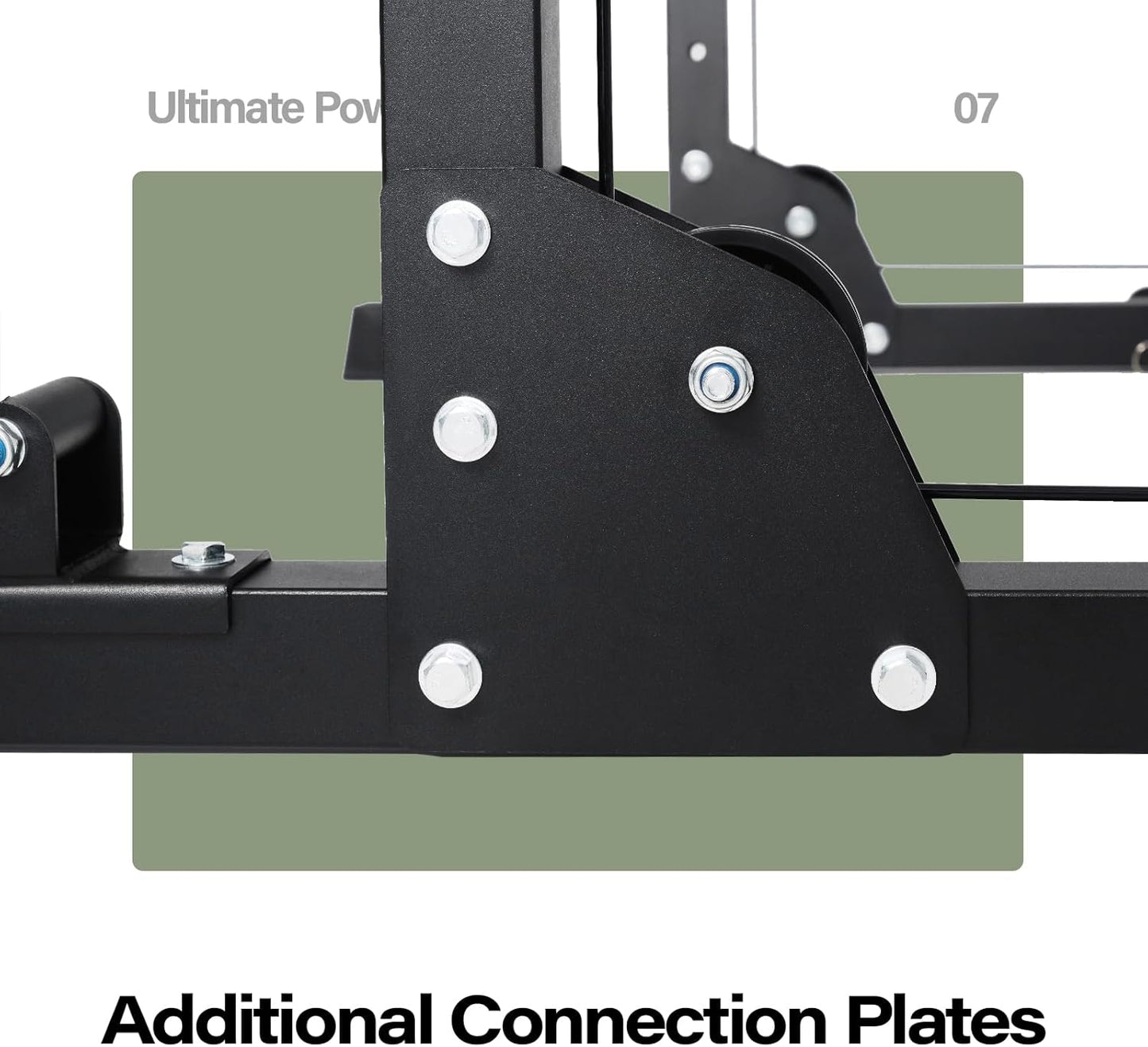 MAJOR FITNESS PLM03 Power Rack - 1400LBS Home Gym with Cable Crossover, Pull-Up Bar & Landmine, Strength Training Equipment