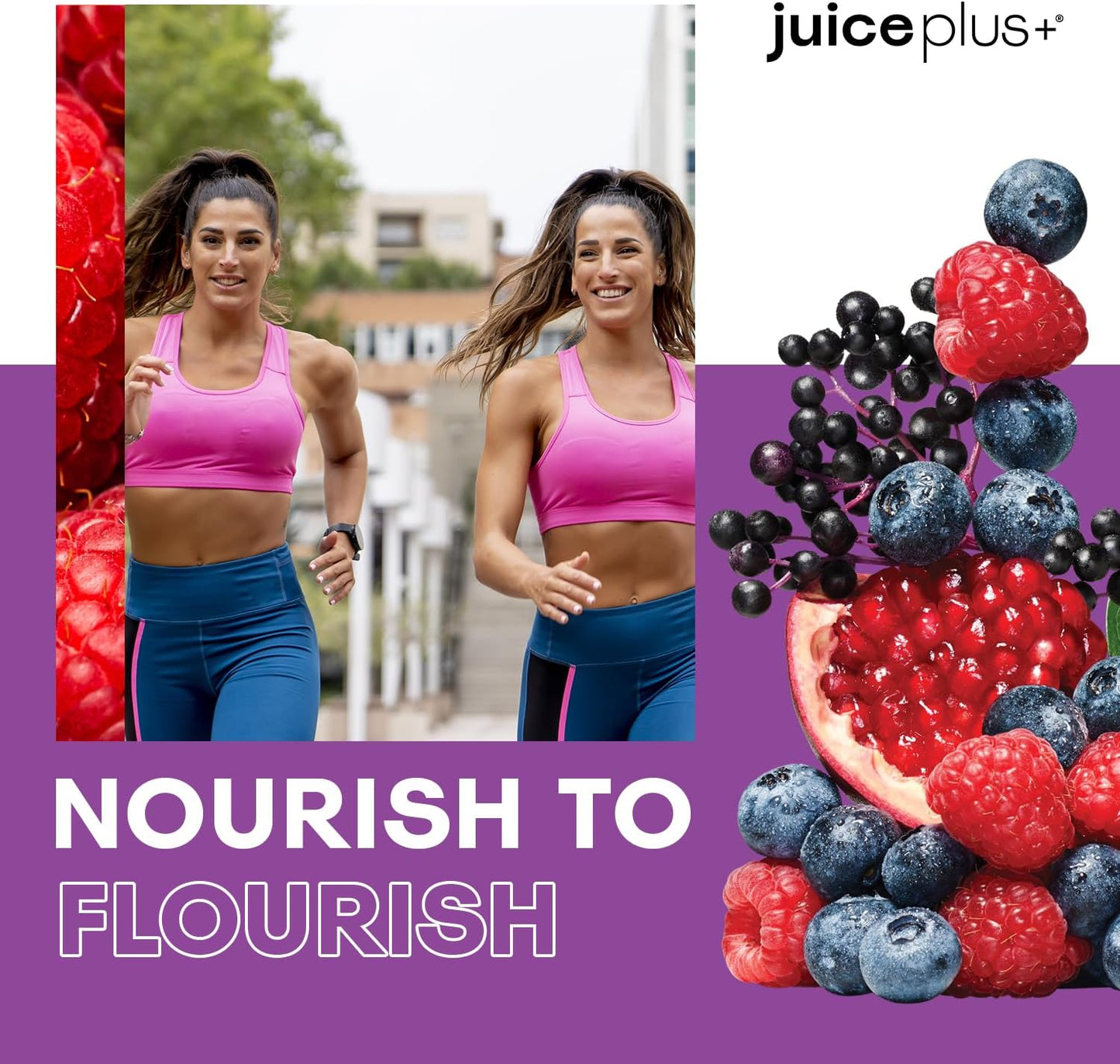 JuicePlus+ Berry Blend: with Concord Grape, Blueberry, Cranberry, and More - Whole Food Based, Vegan, Plant-Based Vitamins - Gluten-Free, Non-GMO, Kosher - 1 Bottle (60 Servings)