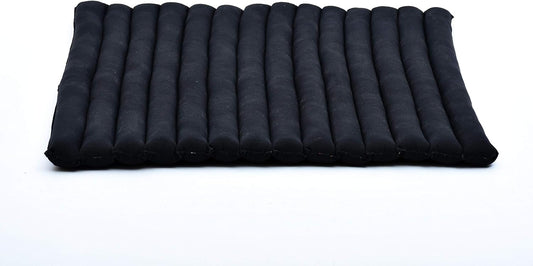 Leewadee Zabuton Seating Cushion – Square Floor Seat for Meditation Exercises, Light Yoga Mat Filled with Kapok