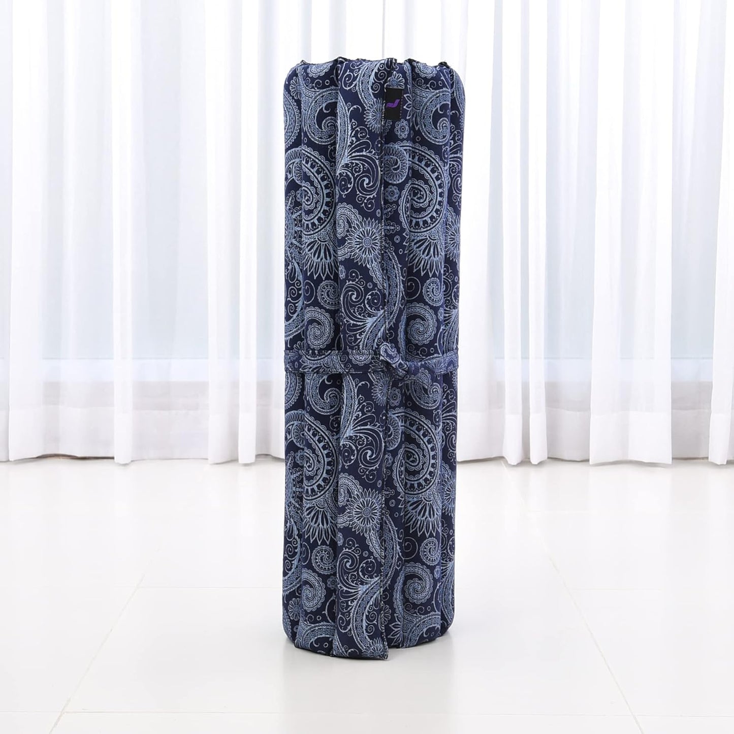 Leewadee Zabuton Seating Cushion – Square Floor Seat for Meditation Exercises, Light Yoga Mat Filled with Kapok