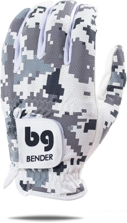 BG Bender - Mens Golf Glove, Durable Mesh Golf Gloves, Unique Golf Gloves