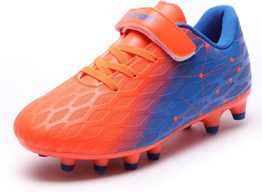 Hanani Boys Soccer Cleats Kids Girls FG/AG Soccer Athletics Sport Shoes Training Shoes Running Shoes Teenager Indoor Outdoor Football Shoes Sneakers for Unisex