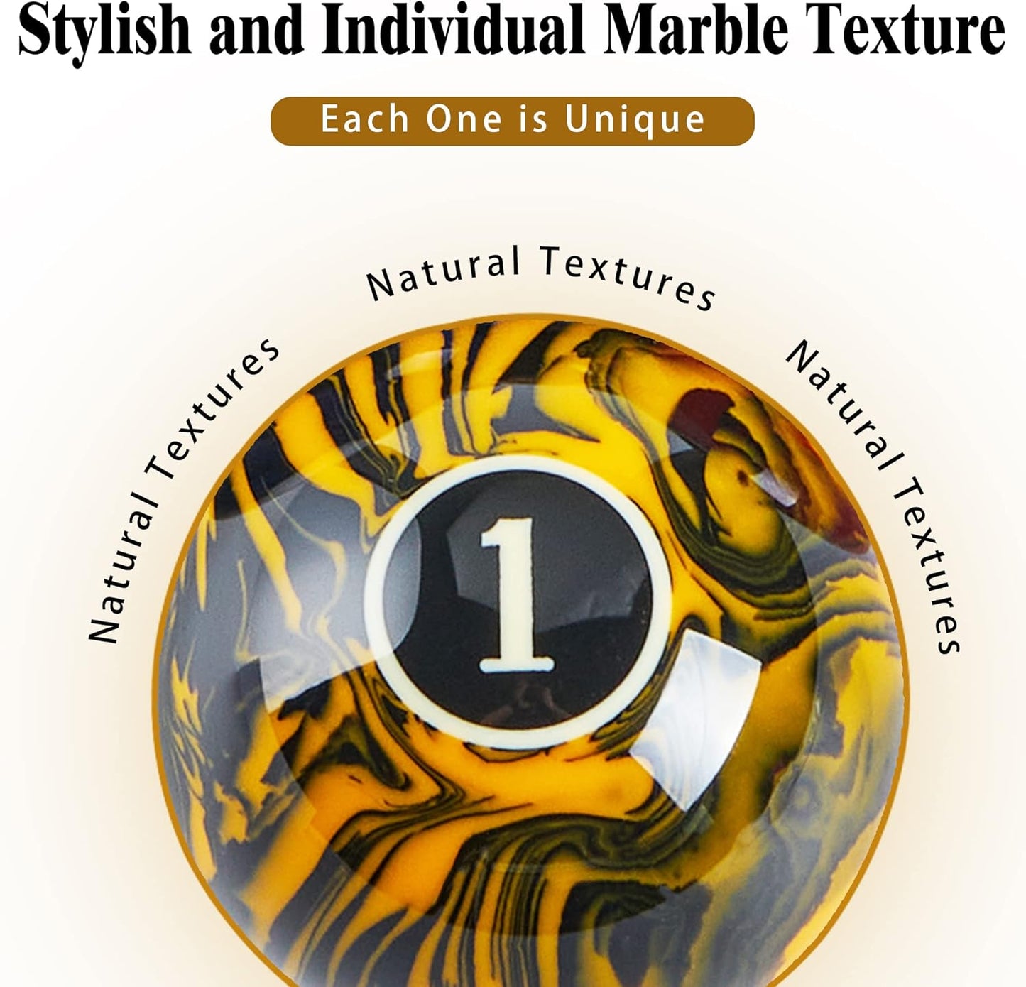 Premium Billiard Balls Pool Table Accessories 2-1/4" Regulation Size 16 Pool Balls Billiard Set