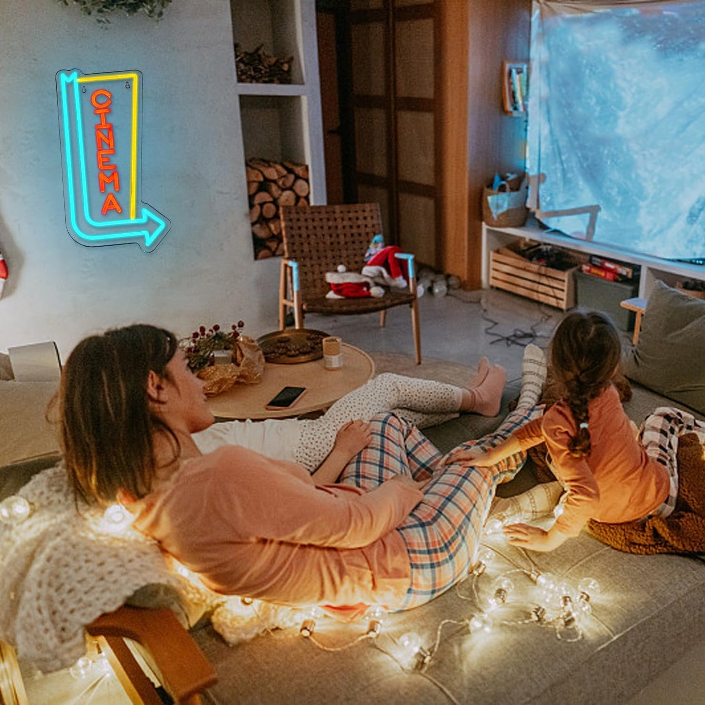 Cinema Neon Sign Arrow Neon Light for Wall Decor Movie Theater Led Neon Signs Movie Led Neon Lights for Home Theater Film Room Commercial Theater Store Decoration