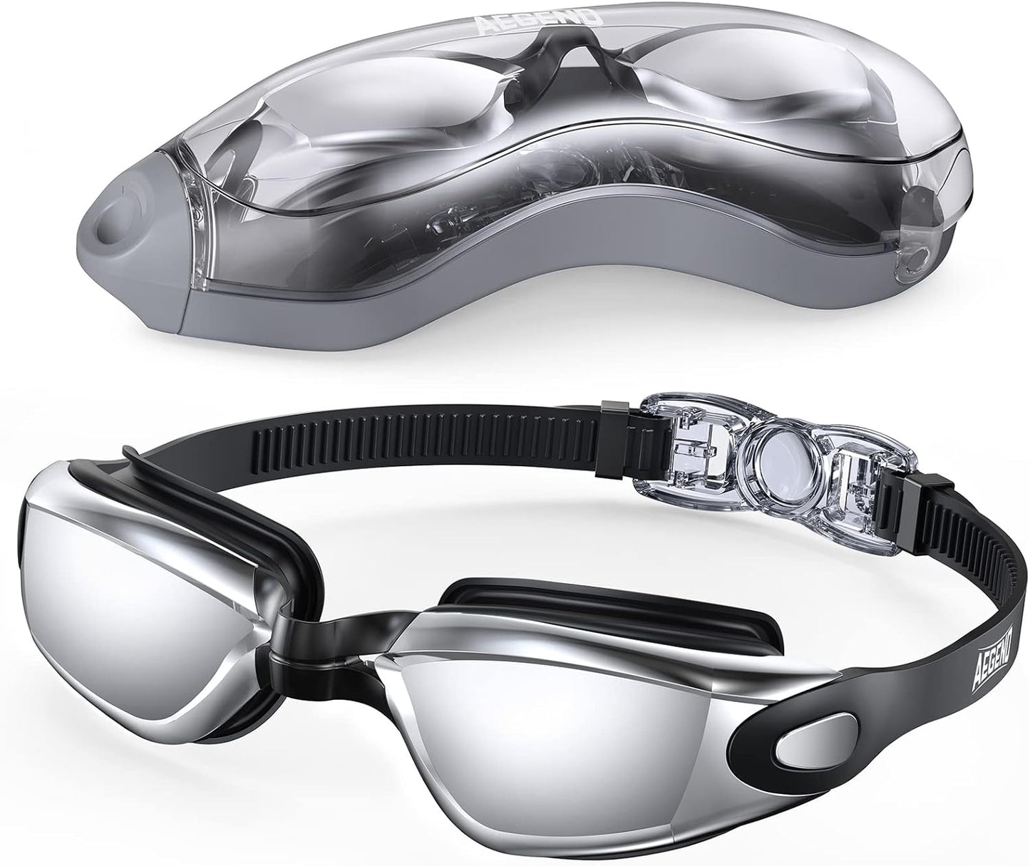Aegend Swim Goggles, Swimming Goggles No Leaking Full Protection Adult Men Women Youth