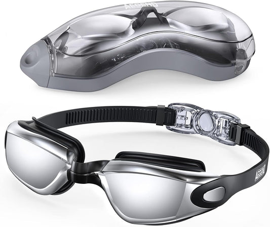Aegend Swim Goggles, Swimming Goggles No Leaking Full Protection Adult Men Women Youth