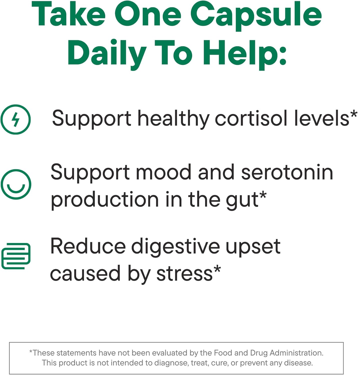 Nouri Daily Stress Support Probiotic for Women & Men | Supports Cortisol Management, Stress Relief, Mood, Digestion & Gut Health | 3 Clinically Studied Strains + Vegan Omega Oil | 30-Day Supply
