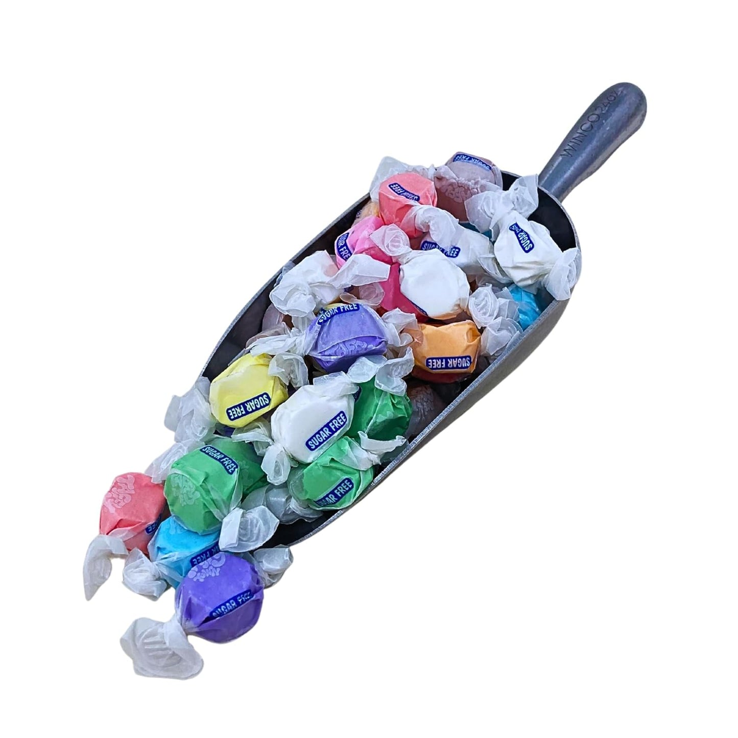 Sugar Free Taffy Town Assortment - 10 Flavors, 1lbs (16oz) Bulk Bag - Individually Wrapped, Gluten & Nut Free, Diabetic & Keto Friendly Gourmet Candy For Taffy Lovers