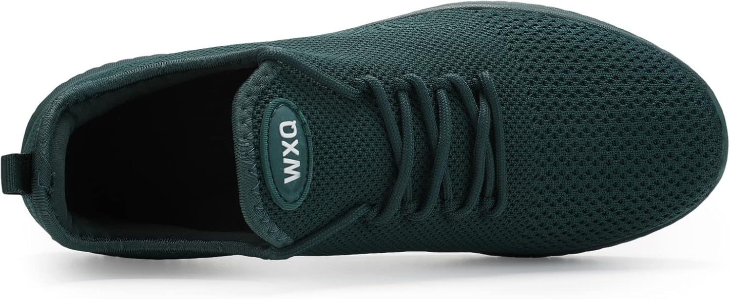WXQ Men's Running Shoes Comfortable Lightweight Breathable Walking Shoes Mesh Workout Casual Sports Shoes