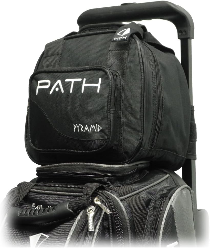 Pyramid Path Plus One Spare Tote Bowling Bag with Front Accessory Pocket - Holds One Bowling Ball and Small Accessories
