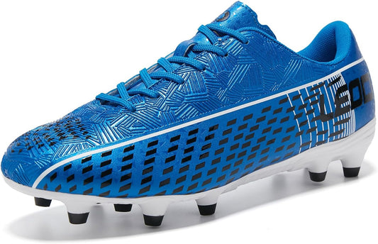 Soccer Cleats for Men's and Women's Outdoor Unisex Football Shoes Firm Rugby Boots