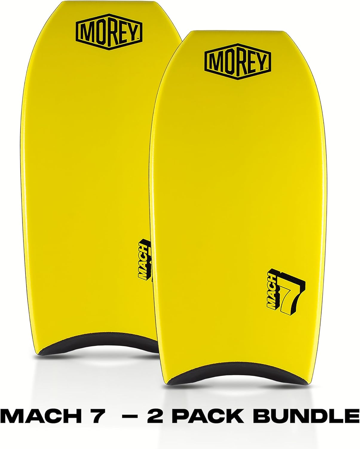 MOREY® Mach 7, Pro Bodyboard; Body Boards for Beach, Embedded Rod for Durability, Engineered with HDPE Slick Bottom for Speed (2025 Model)