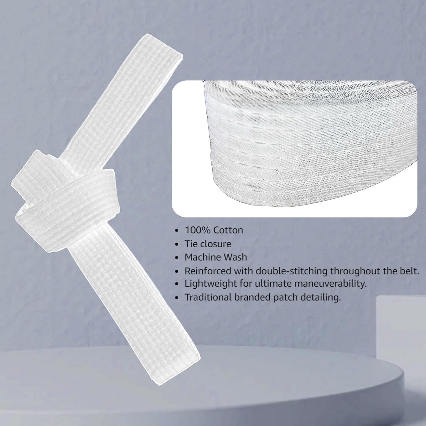 8.6ft Long Soft Belt for Martial Arts Karate Taekwondo Judo