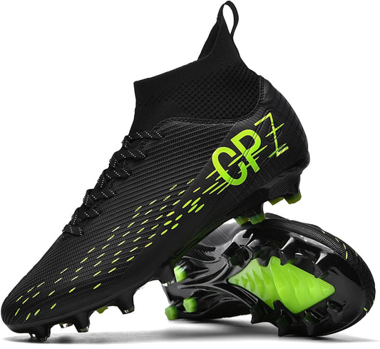 Soccer Cleats for Mens Womens Indoor Soccer Shoes Unisex Baseball Turf Shoes Youth Rugby Shoes Adult AG FG TF Football Boots Wide Training Sneaker