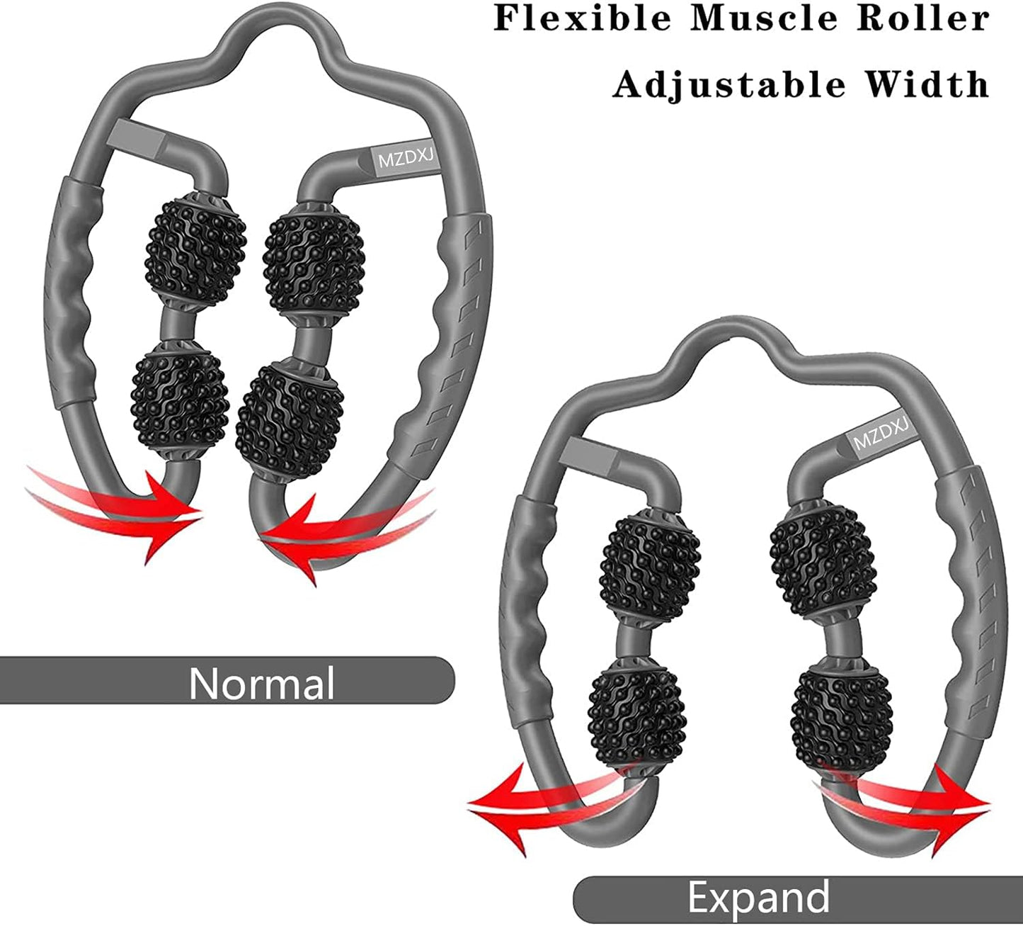 Cellulite Massage Tool Deep Fascia Massager & Dimpled Skin Remover for Legs - Anti-Cellulite Roller Tech with Lymphatic Drainage, Smooth Skin & Pain Relief for Thighs & Buttocks Sculpting