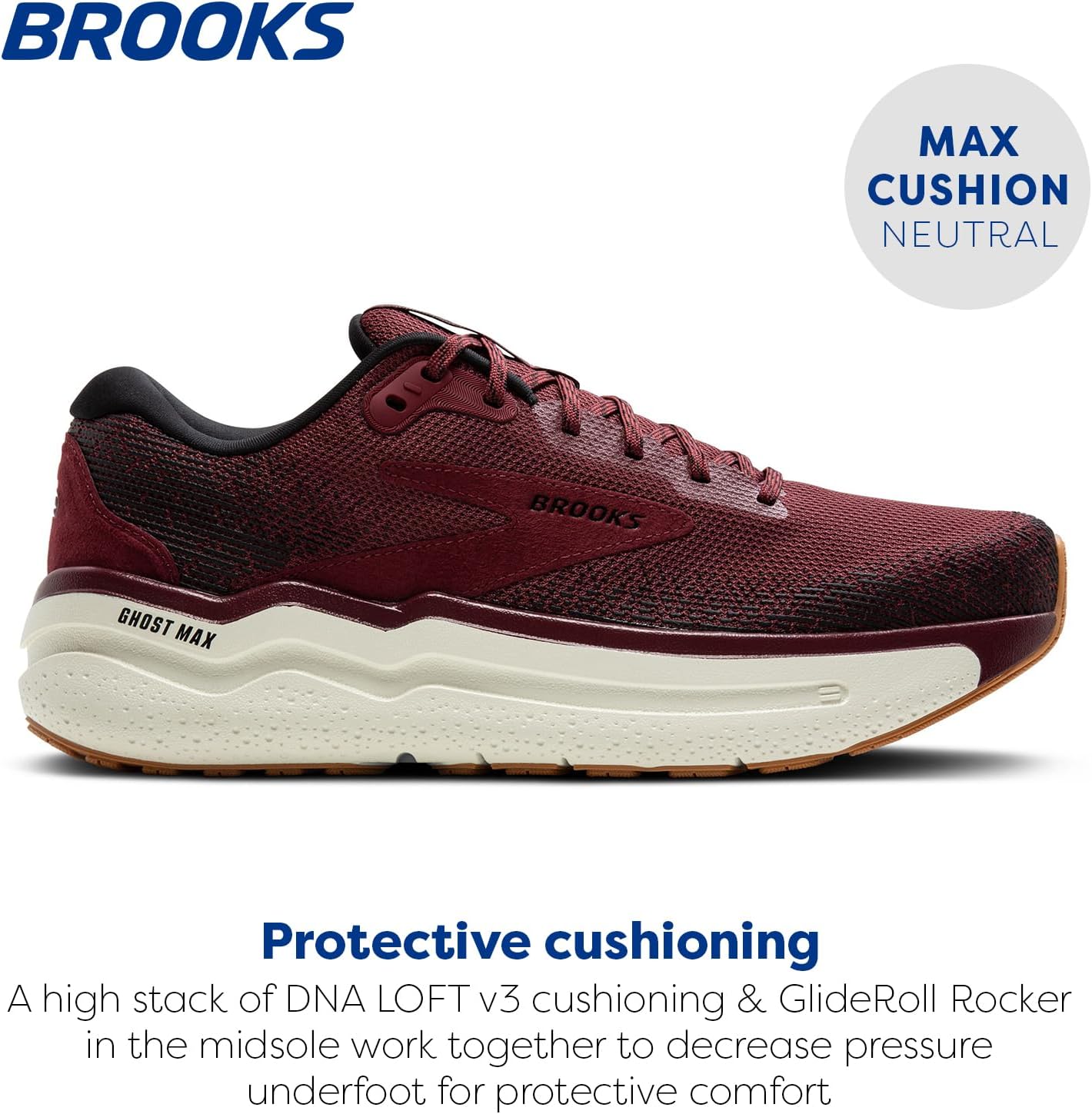 Brooks Men’s Ghost Max 2 Running and Walking Shoes