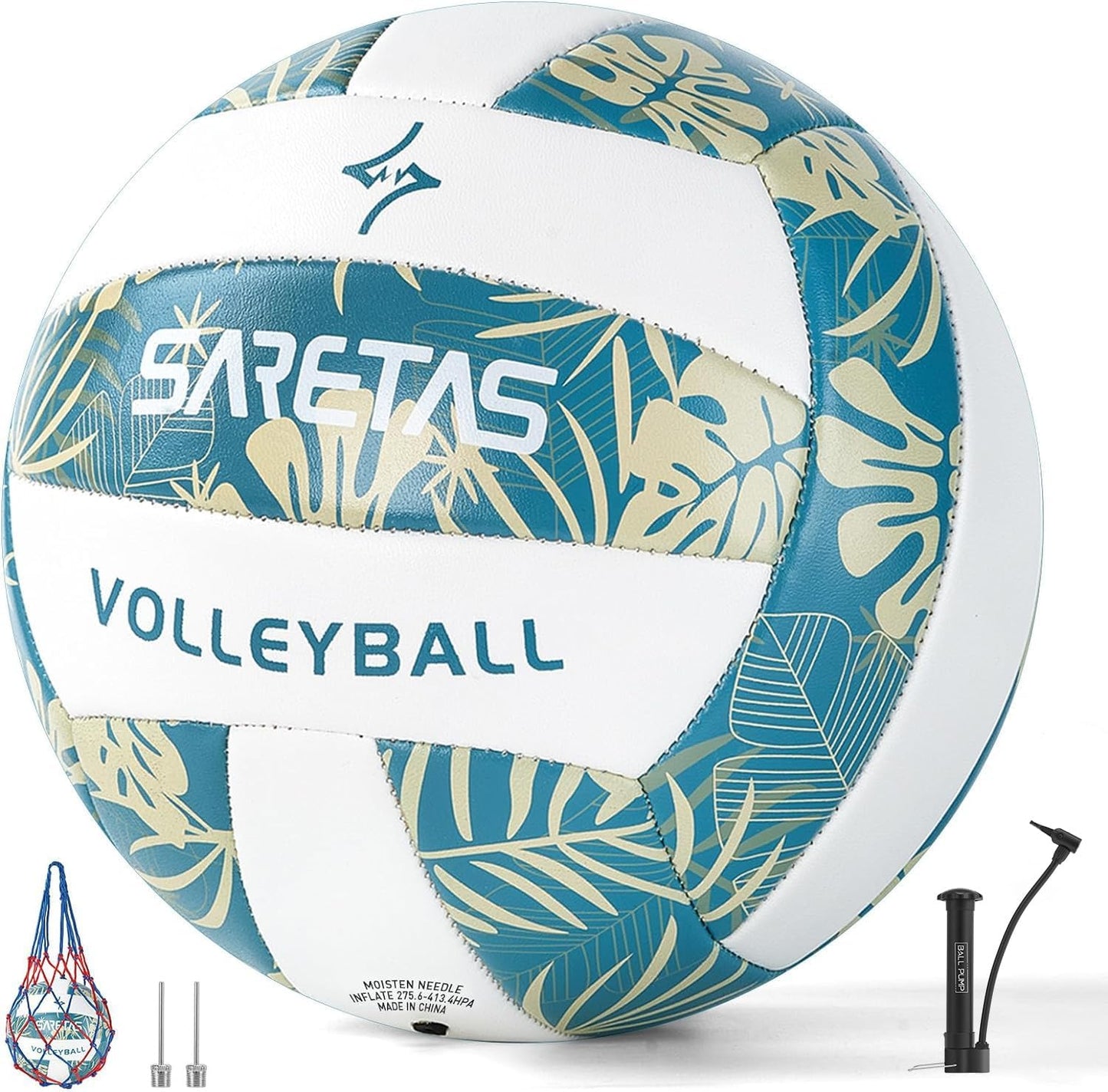 Volleyball Soft Beach Volleyball - Official Size for School, Indoor, Outdoor and Play Game Gym Workout - Play for Girls, Adults and Family.