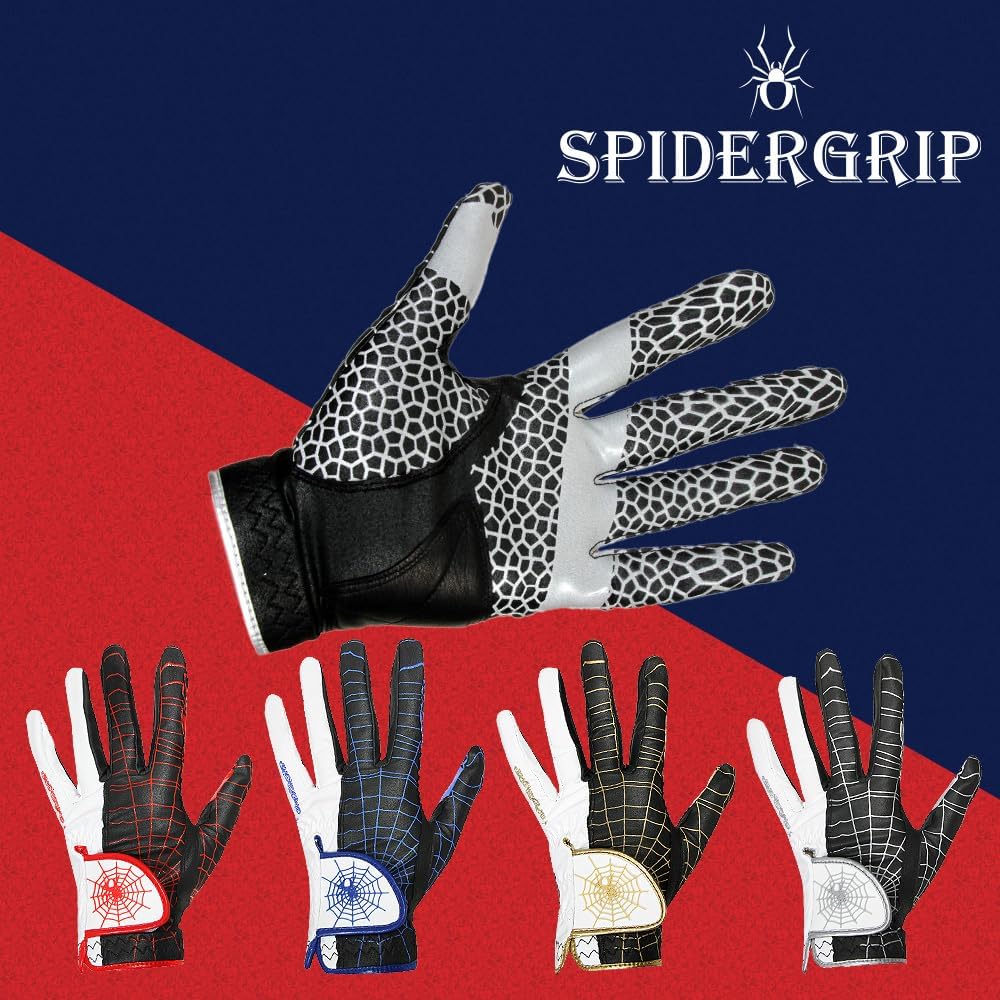J&S Sporting Spider Grip Nonslip Golf Gloves for Men, Mens Golf Glove for Right Handed Golfer