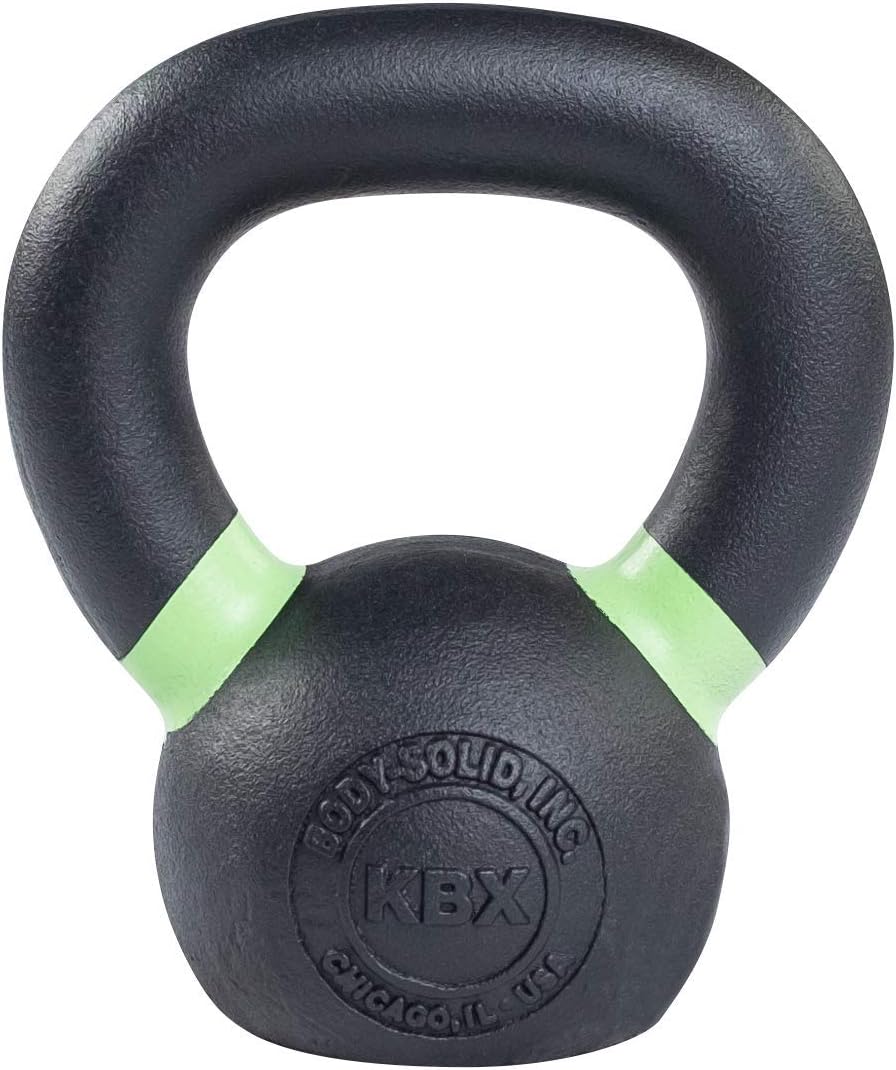 Body-Solid Single-Cast Gravity Casting Kettlebell (KBX4KG) with Kettles Grip Handle, Perfect Kettlebells for Weight Training and Core Workout, Kettle Bells for Men & Women, 4kg, 9lb