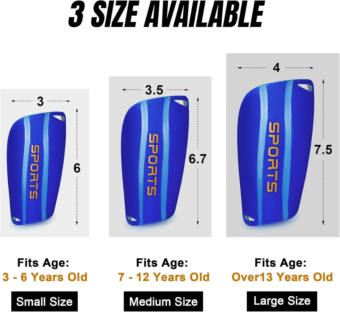 XZQTIVE Soccer Shin Guards with Shin Sleeves and Soccer Socks, Football Shin Pads Set for Kids Youth and Adult