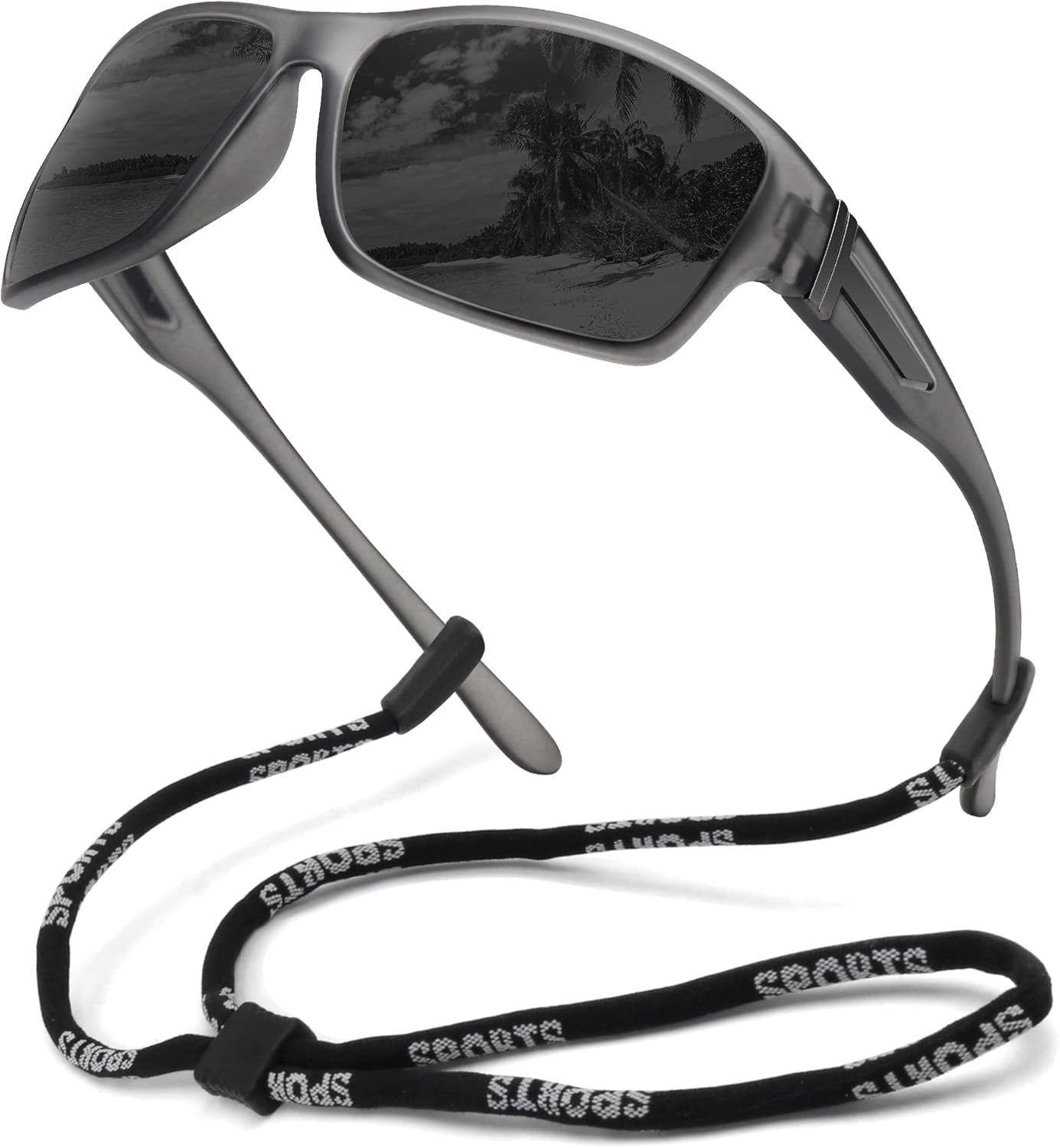 STORYCOAST Polarized Sports Sunglasses for Men Women Unbreakable Frame Cycling Fishing Driving