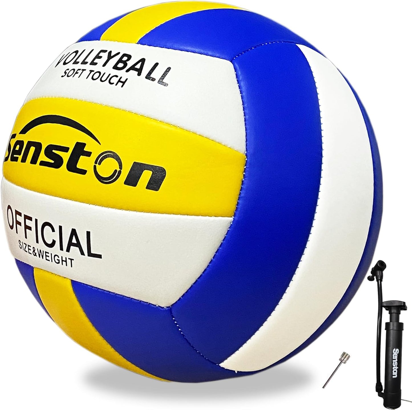 Senston Volleyball Official Size 5 - Waterproof Indoor/Outdoor Soft Volleyball for Kids Youth Adults,Beach Play, Game,Gym,Training